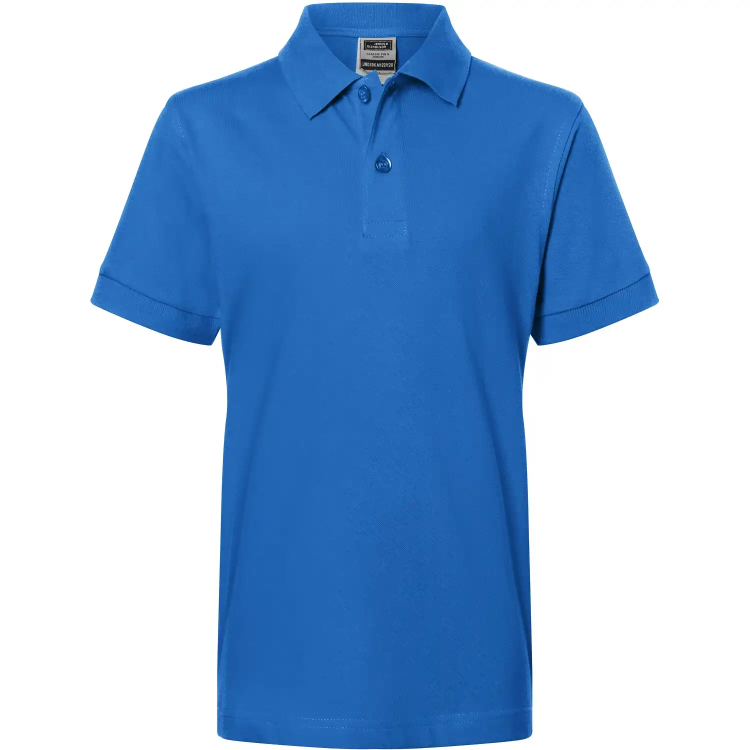 Kinder Polo-Shirt "JN070K" in royal, L - Bild 1