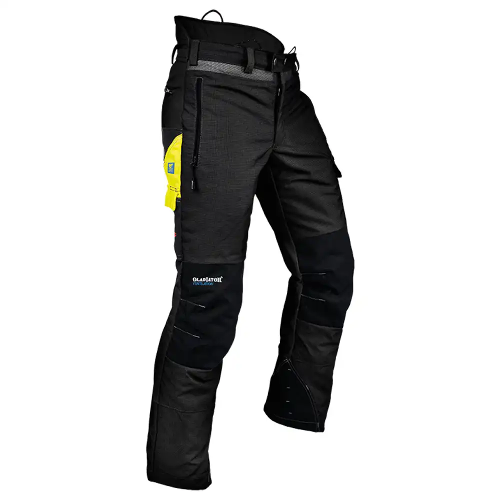 Forst- und Schnittschutzhose "VENTILATION" Klasse 1 schwarz in XL - Thumbnail 1