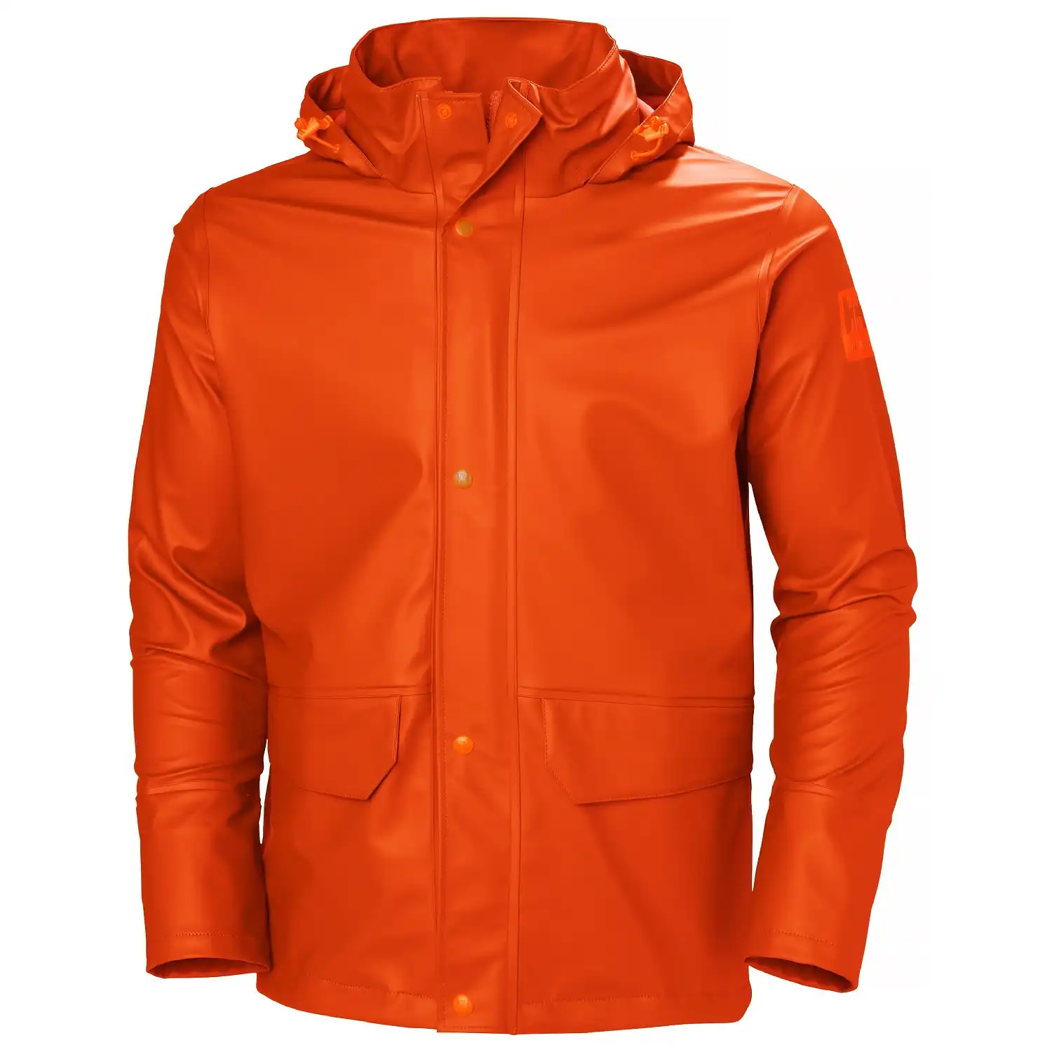 PU-Regenjacke "GALE" in Orange, XXL - Bild 1