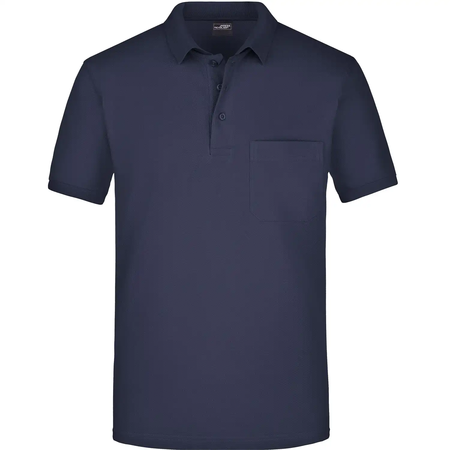 Pocket Polo-Shirt "JN922" in navy, S - Bild 1