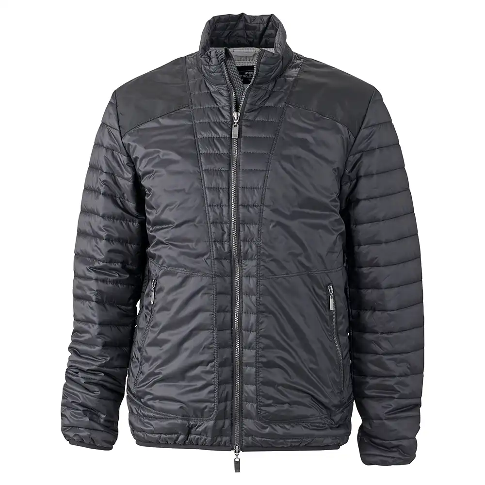 Steppjacke "JN1112" in black/silver, 3XL - Bild 1