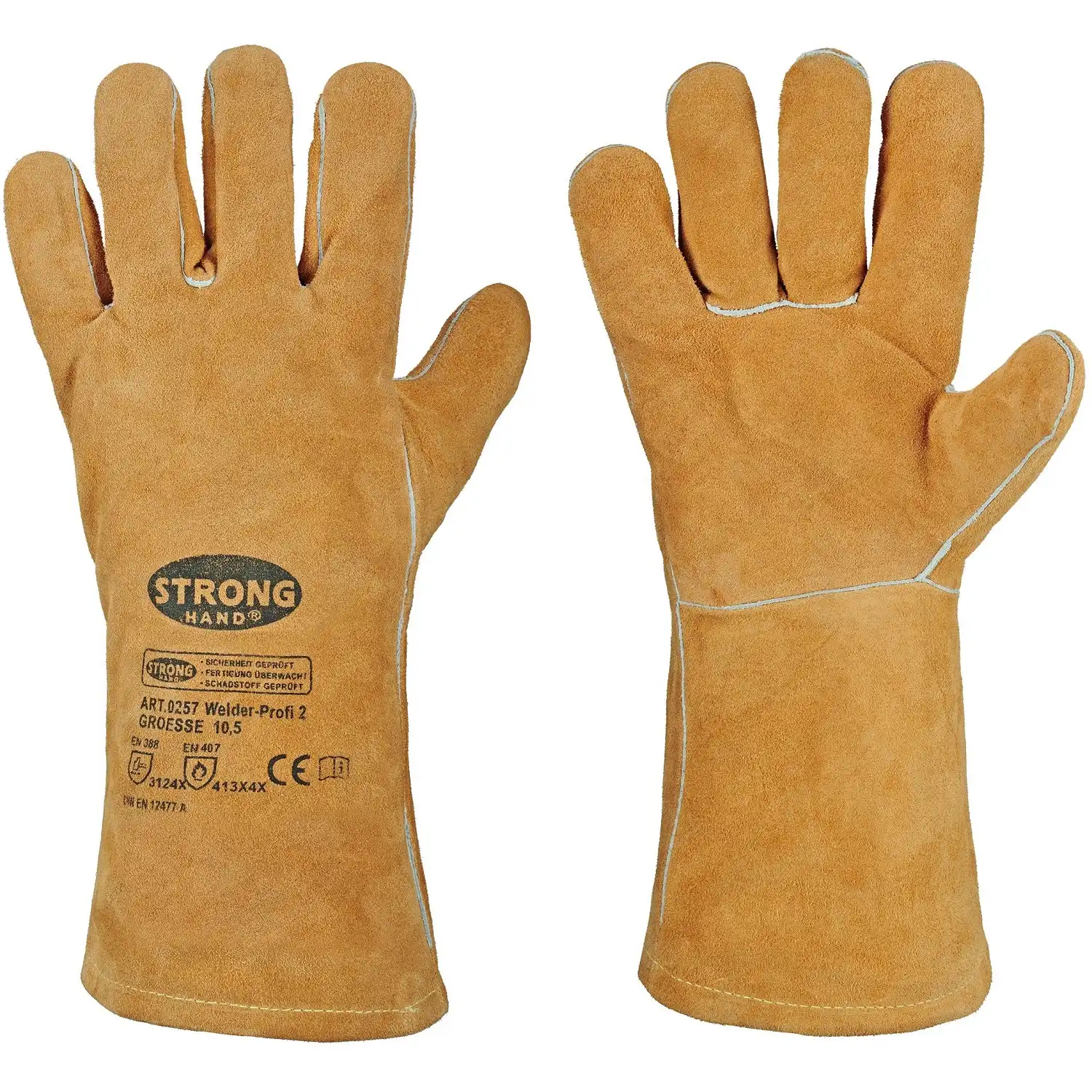 Schweisser-Schutzhandschuhe "Welder-Profi® 2"  in 10 (XL) - Bild 1