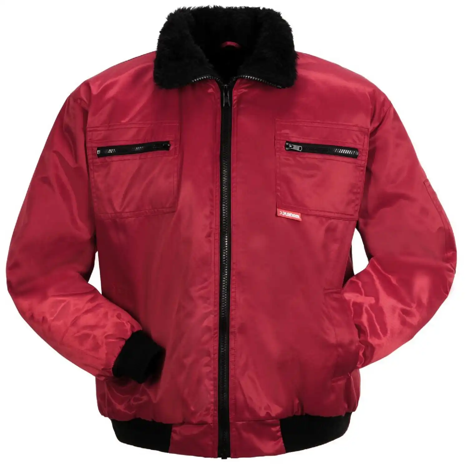 Winter-Pilotenjacke "GLETSCHER" Outdoor in Rot, L - Bild 1