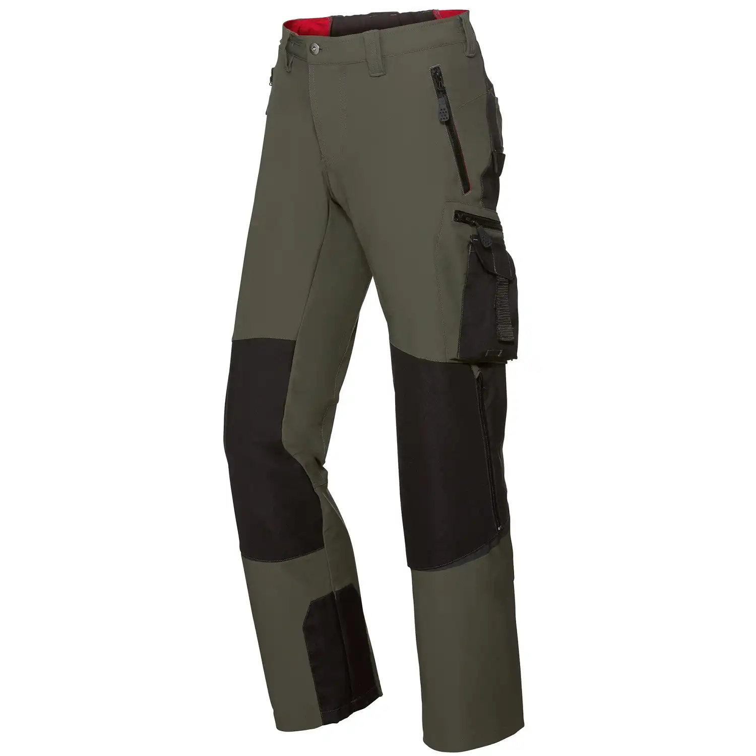 Stretch-Bundhose "1861-620" Bplus Modern Stretch in oliv/schwarz, 44 - Bild 1