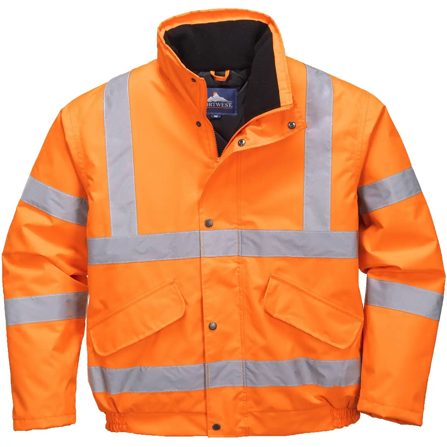 Warnschutz Pilotenjacke "RT32" Bahn orange in XS - Thumbnail 1