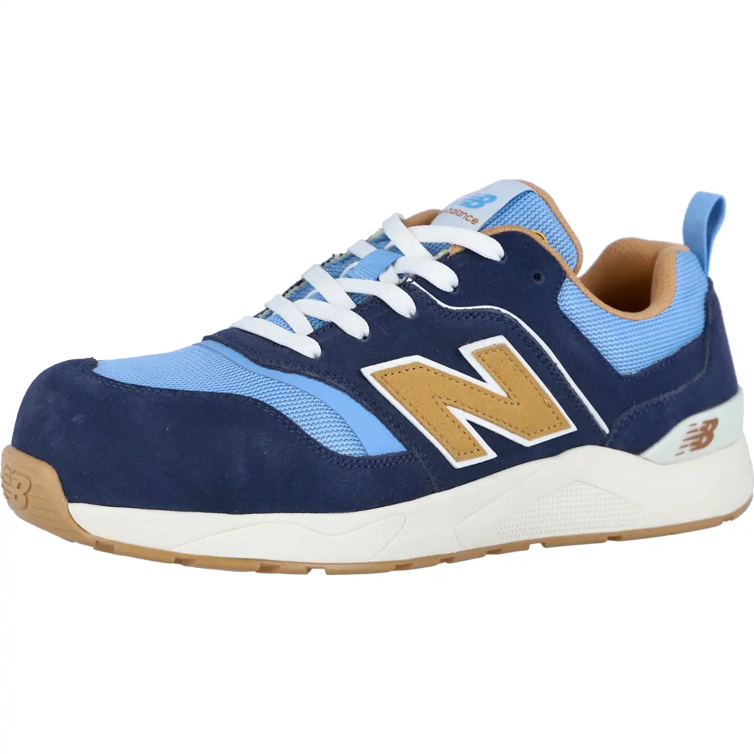 Halbschuhe S1PL MEELCAP blau coffee