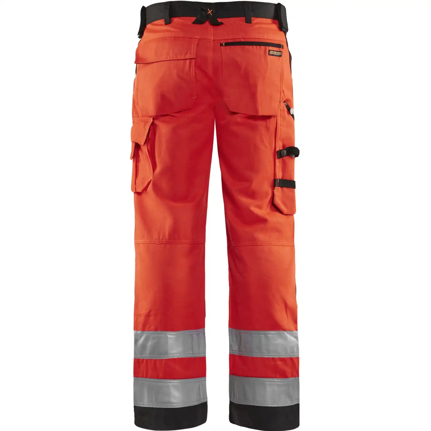 Warnschutz Bundhose "1566" in rot/schwarz, C44 - Thumbnail 2