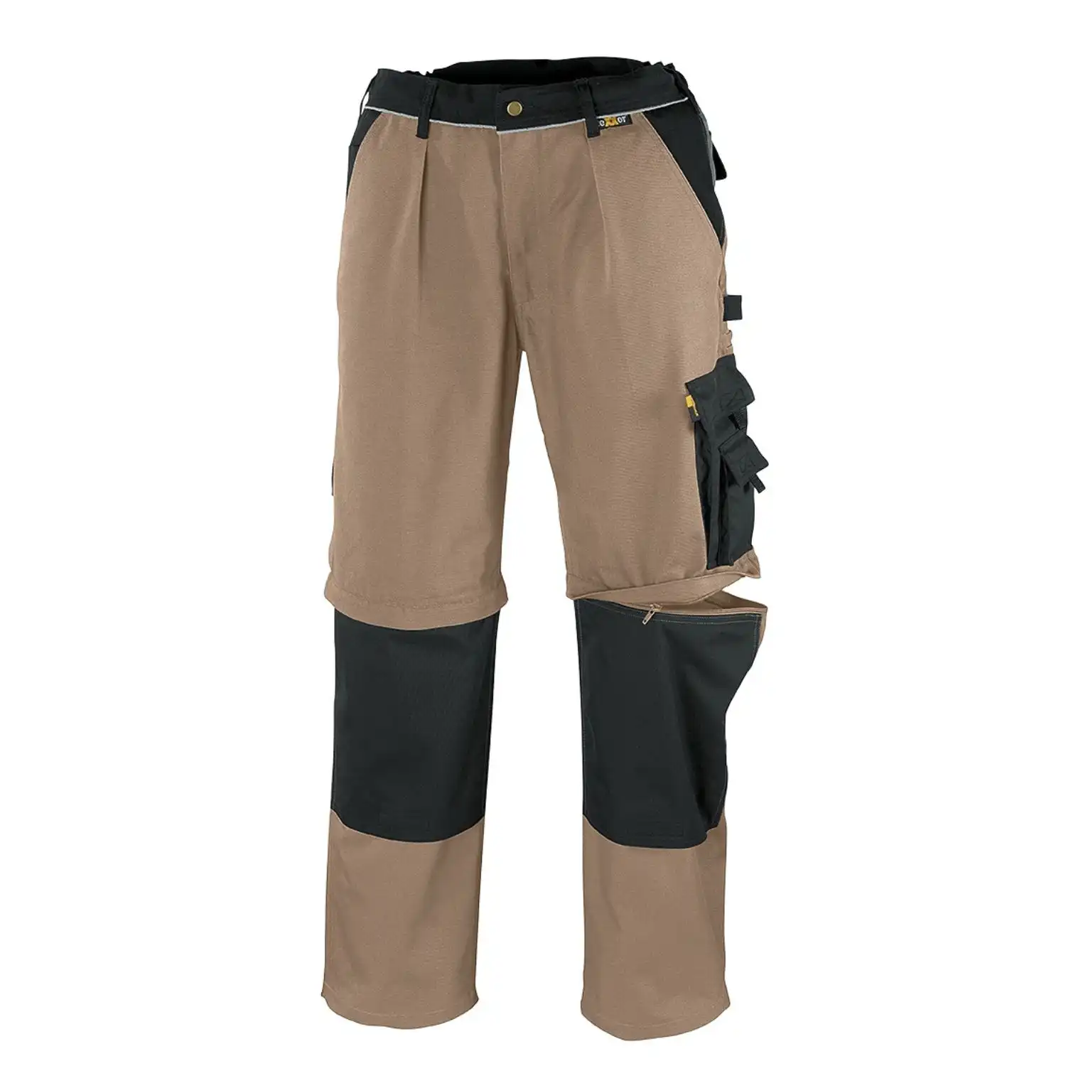 Bundhose 2in1 320g/m² "CANVAS" Cordura in khaki, 62 - Thumbnail 1