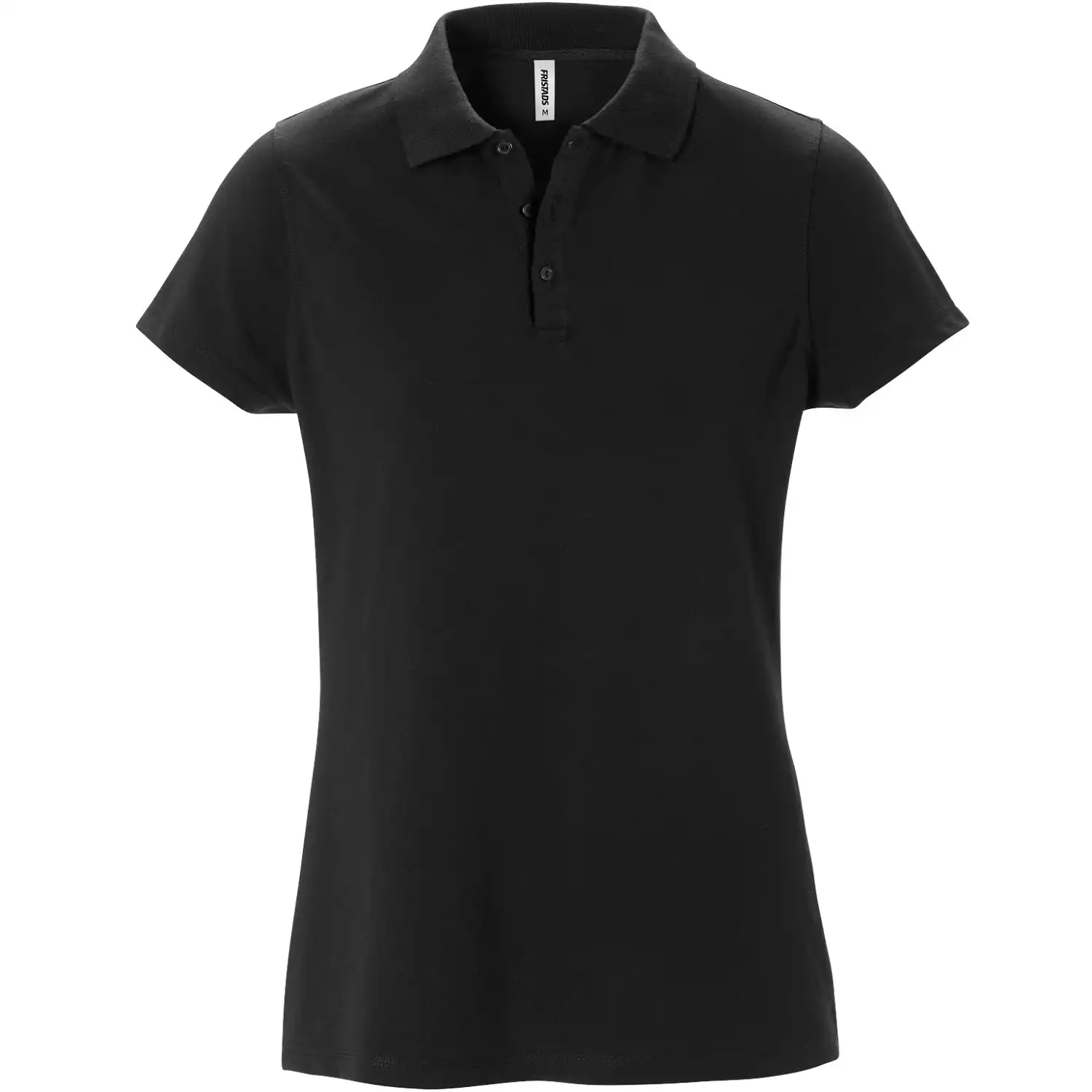 Damen Stretch Polo-Shirt "1798 JLS" in schwarz, L - Thumbnail 1