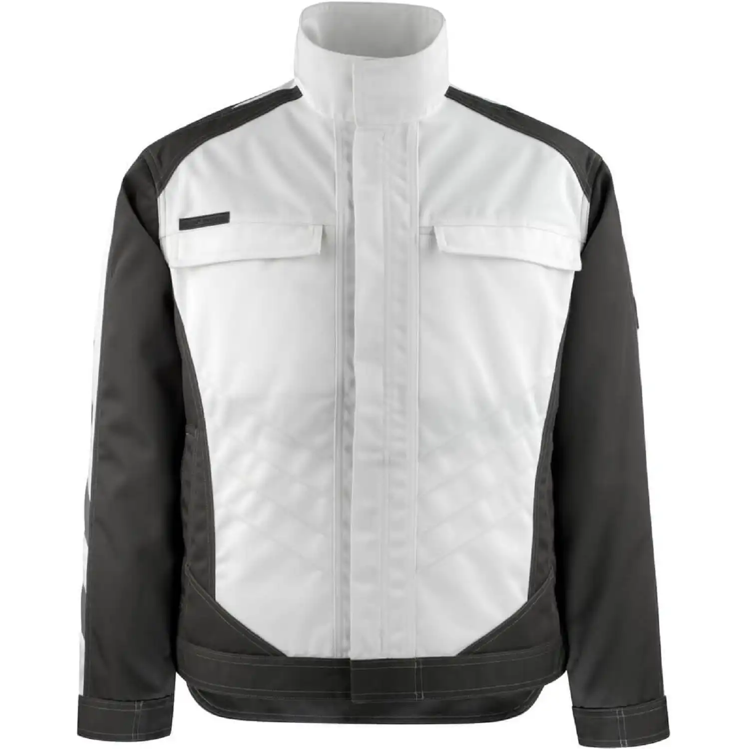 Arbeitsjacke "Mainz" UNIQUE in weiß/dunkelanthrazit, XS - Bild 1
