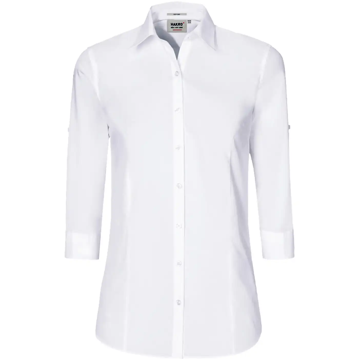 Bluse Vario 3/4 Arm Performance 120 in L, Weiß - Thumbnail 1