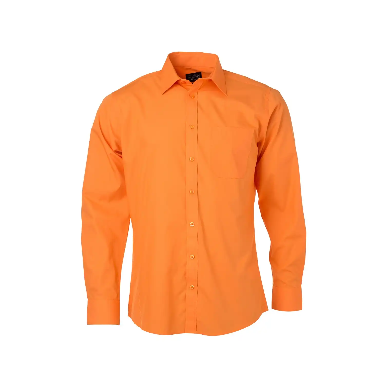 Langarm Hemd "JN678" in Orange, XL - Bild 1