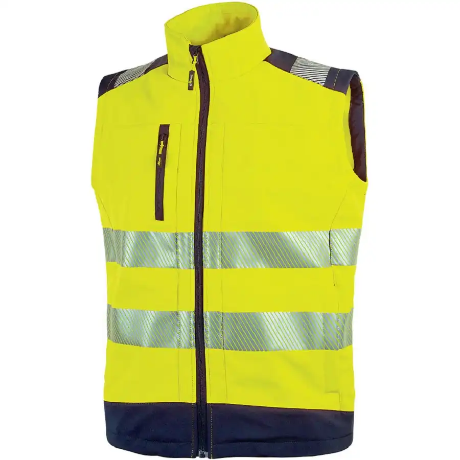 Warnschutz Softshellweste "DANY" Hi-Light  in yellow, S (DE size: XS) - Thumbnail 1