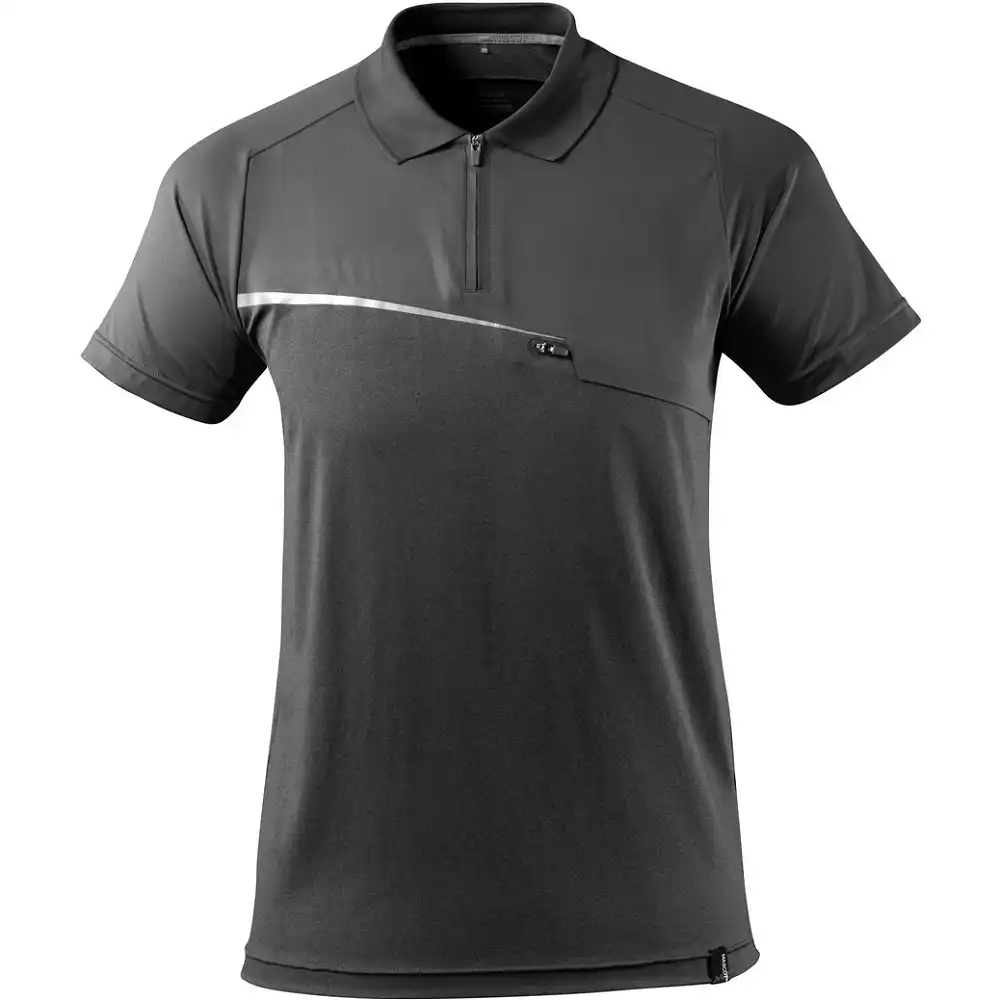 Poloshirt mit Brusttasche Advanced in anthrazit, L - Bild 1