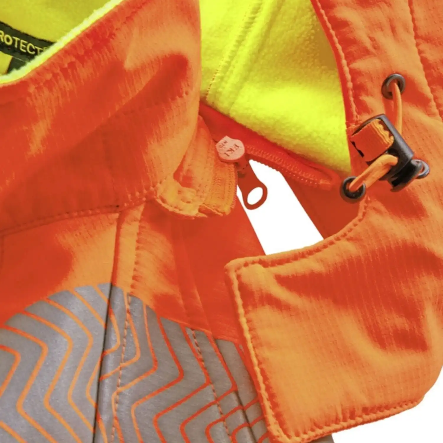 Warnschutz Softshelljacke "HOUSTON" in orange/gelb, L - Thumbnail 5