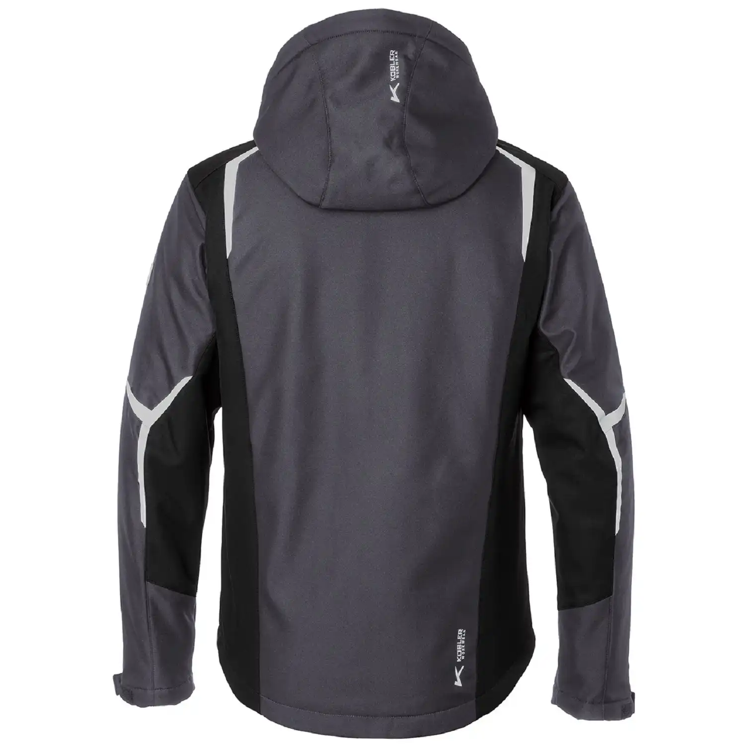 Winter Softshell Jacke BODYFORCE in anthrazit/schwarz, 3XL - Thumbnail 2