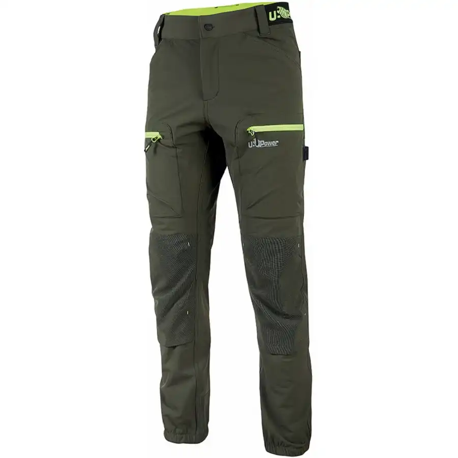 Stretch Servicehose "HORIZON" U-Supremacy in dark green, XS (DE size: XXS) - Bild 1