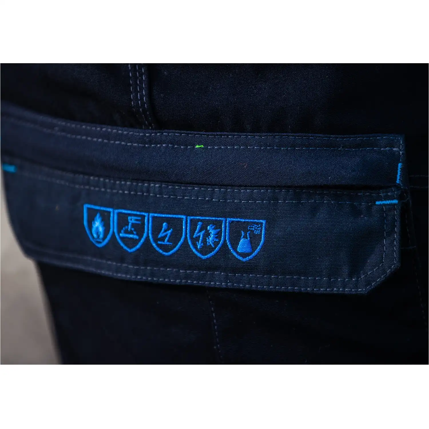 Multinorm Bundhose "FR402" WX3 FR schwarz in 41 - Thumbnail 4