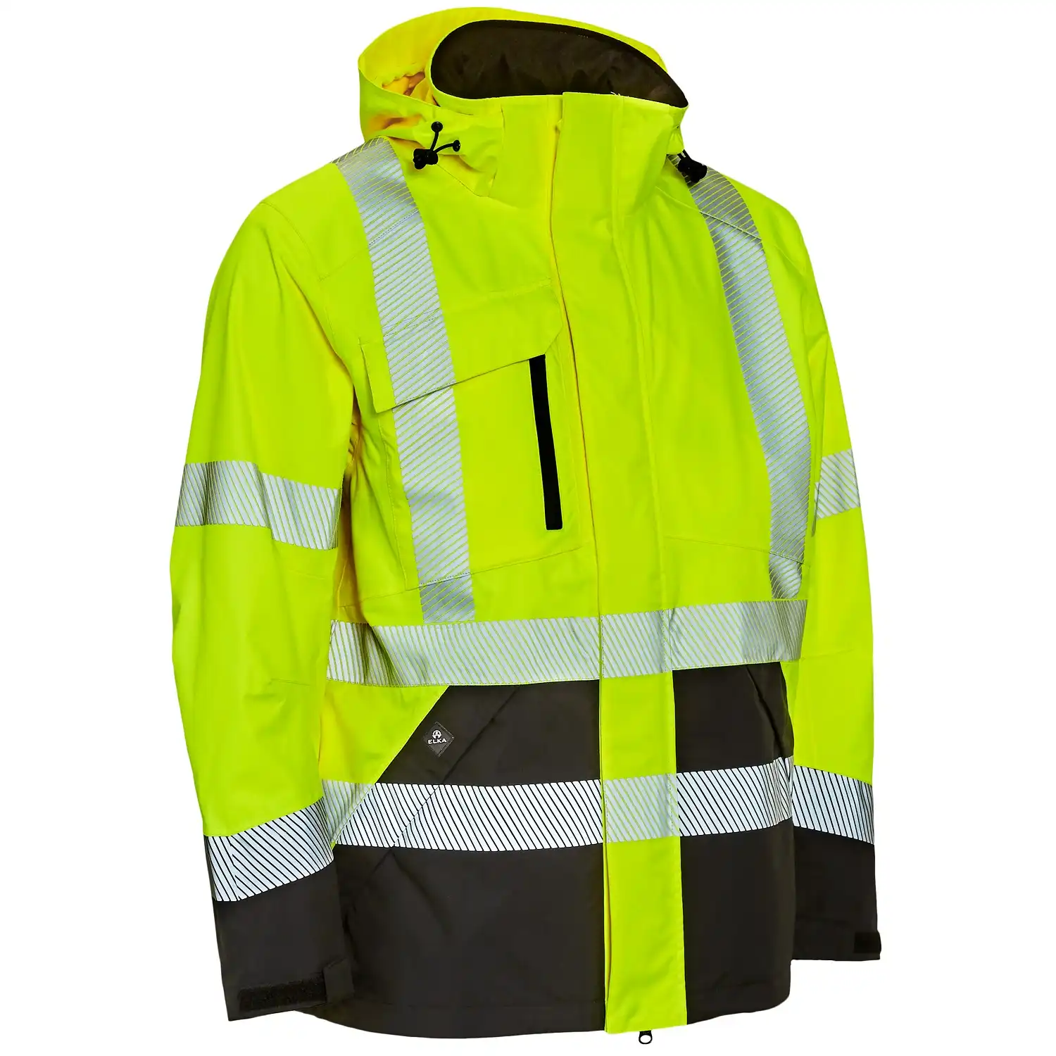 Warnschutz Stretch Regenjacke "186000R" Visible Xtreme Kl. 3 in fluorgelb, XL - Bild 1