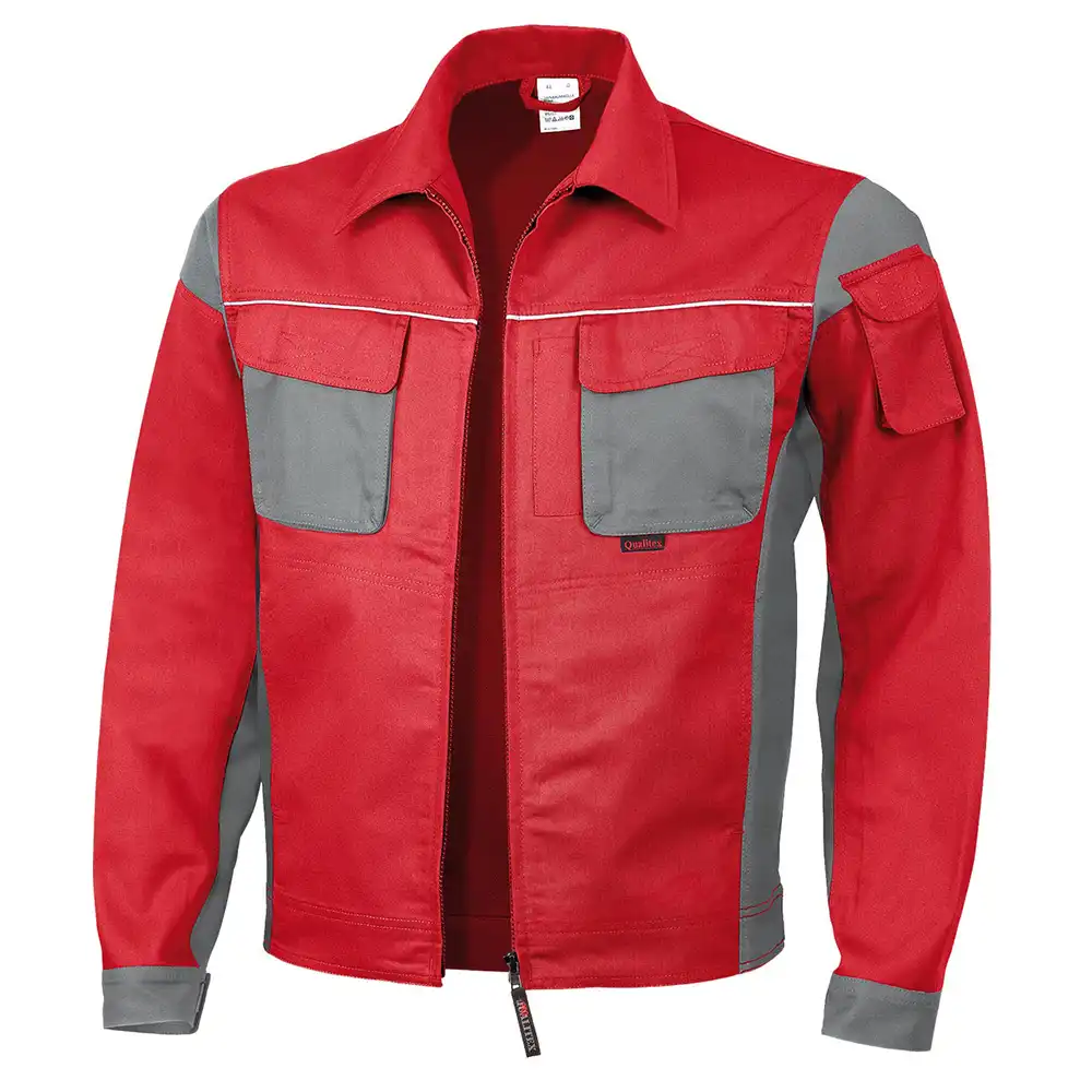 Bundjacke „pro mg 245“ in rot/grau, 48 - Bild 1