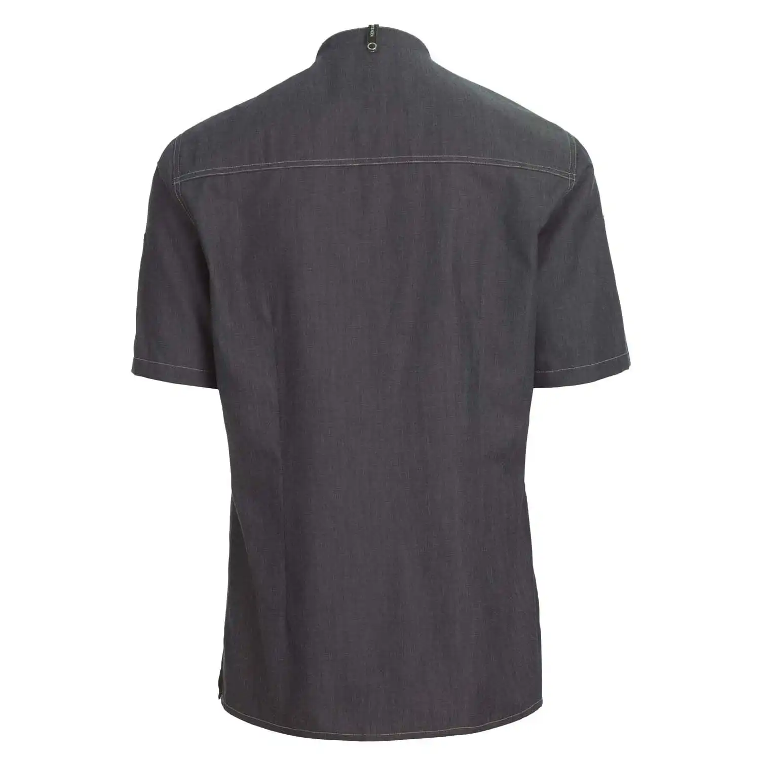 Kochhemd kurzarm "25207" in denim, L - Thumbnail 2