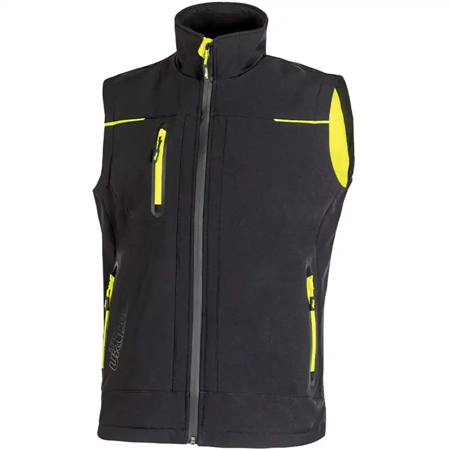 Softshellweste "UNIVERSE" Future in black carbon, S (DE size: XS) - Thumbnail 1