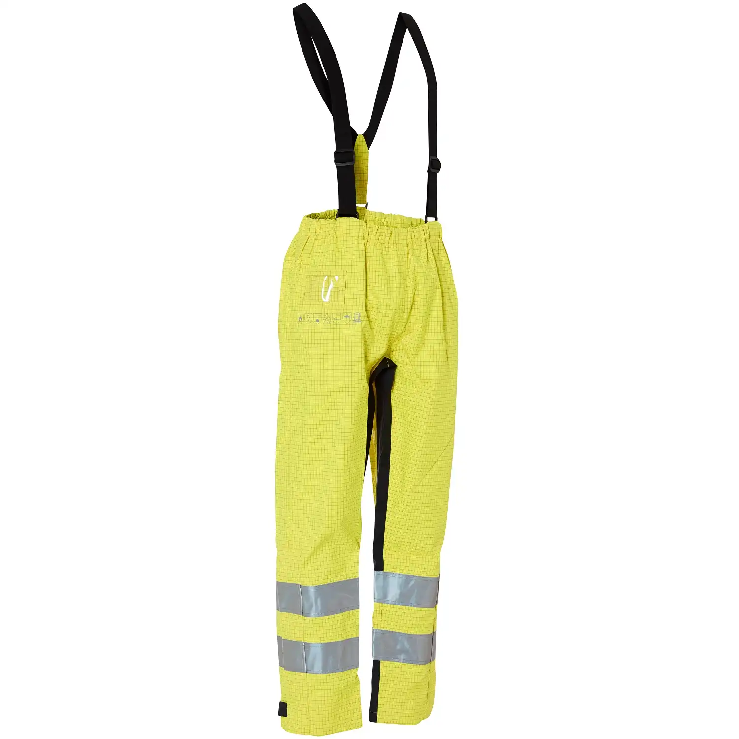 Multinorm Regenhose "082460R" SecureTech Multinorm in warngelb/marine, S - Bild 1