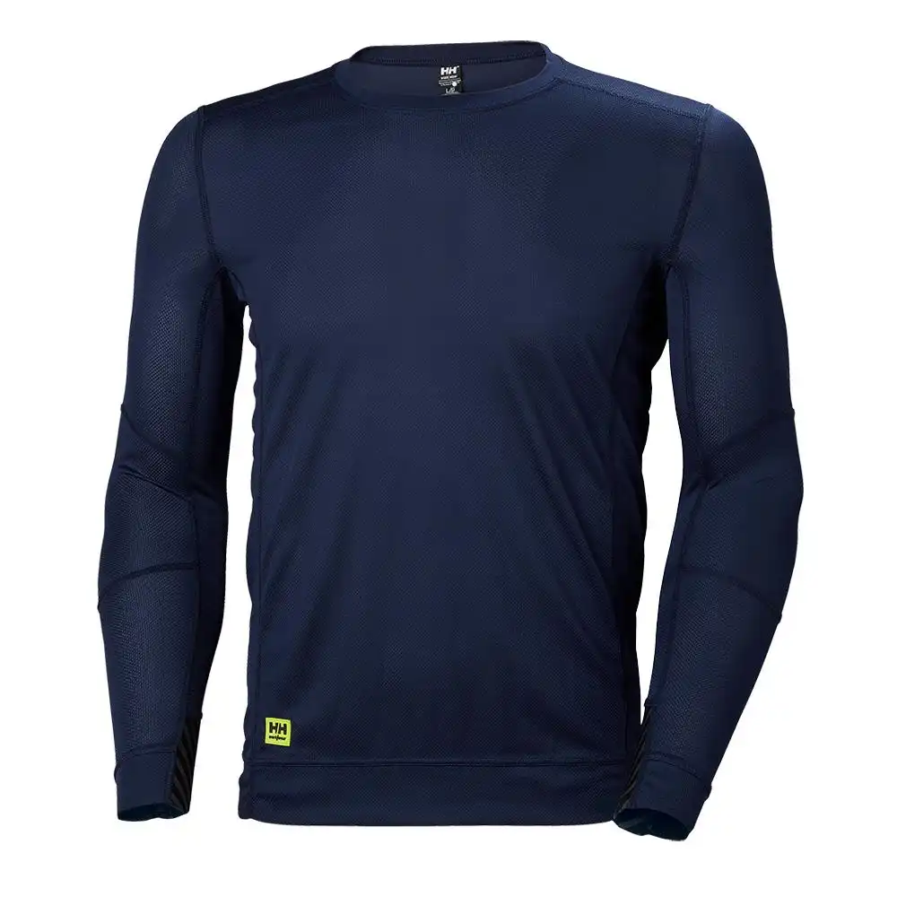 Langarm-Shirt "LIFA CREWNECK" in navy, L - Thumbnail 1