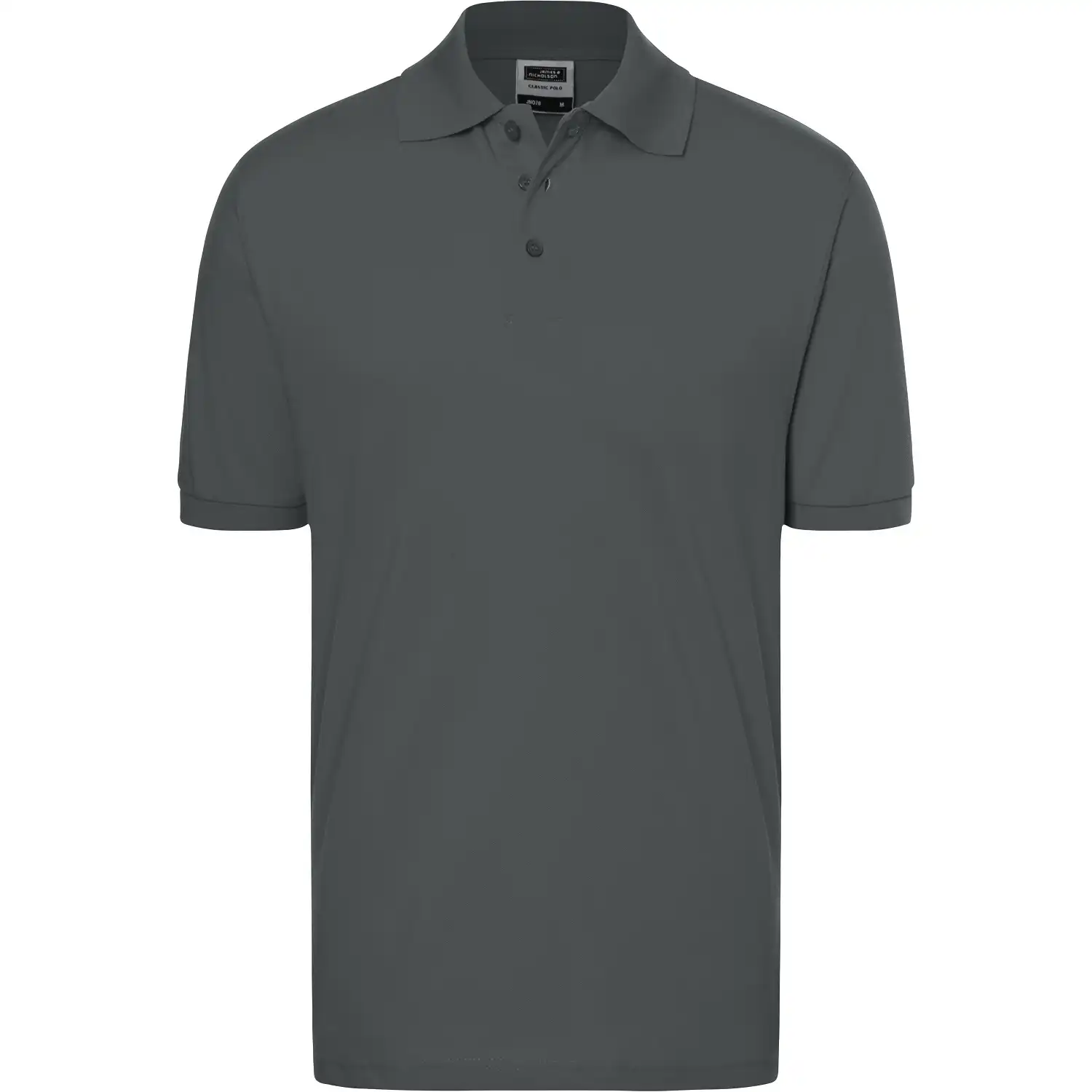 Polo-Shirt Classic "JN070" in graphite, M - Bild 1