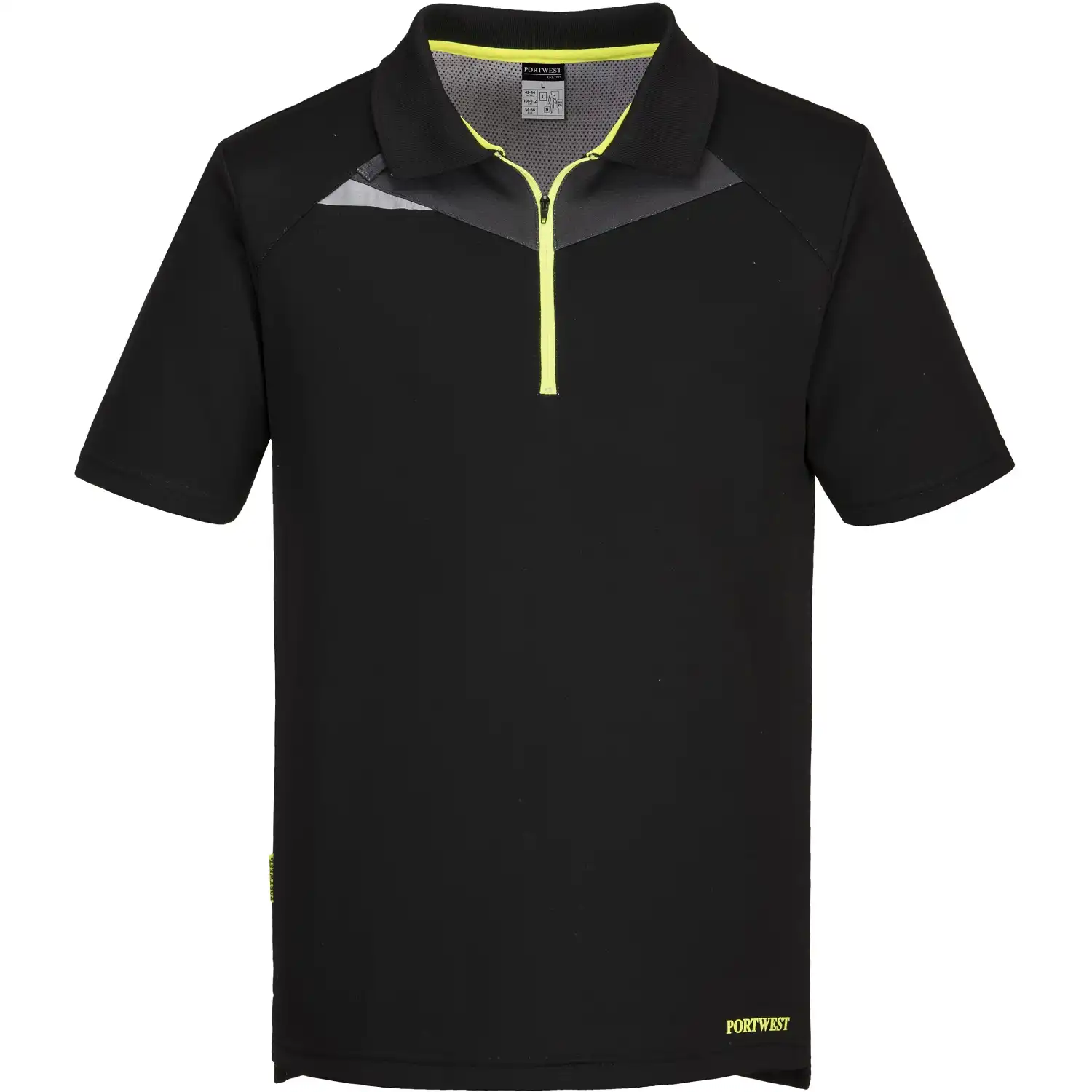 Polo-Shirt "DX410" DX4 in schwarz, L - Thumbnail 1