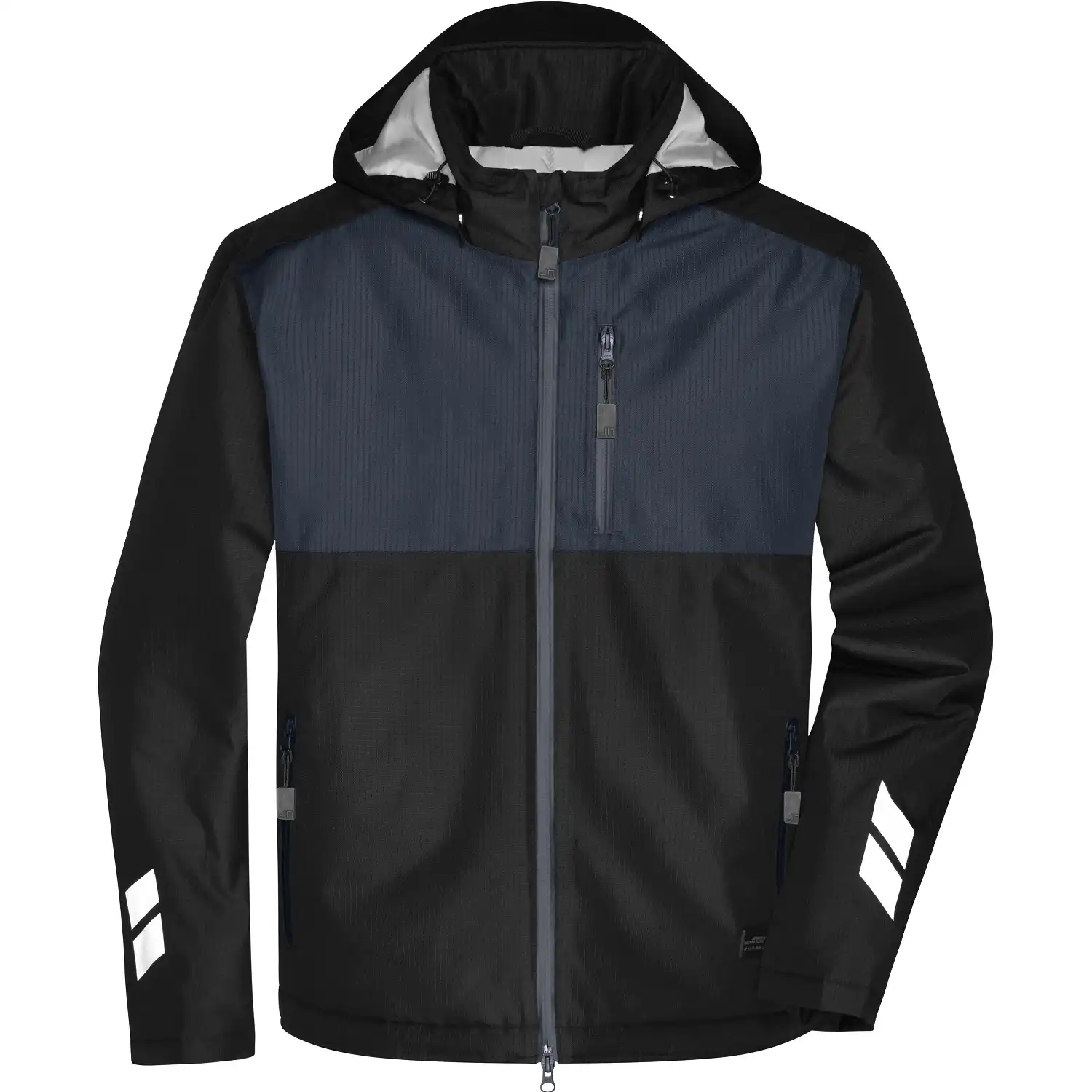 Hardshell Winterjacke "JN1815" in black/carbon, 3XL - Bild 1