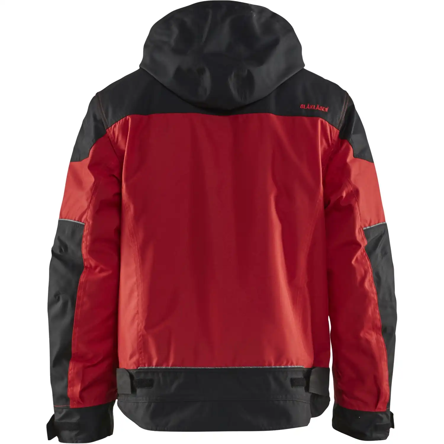 Winterjacke mit Kapuze "4886" in rot/schwarz, M - Thumbnail 2