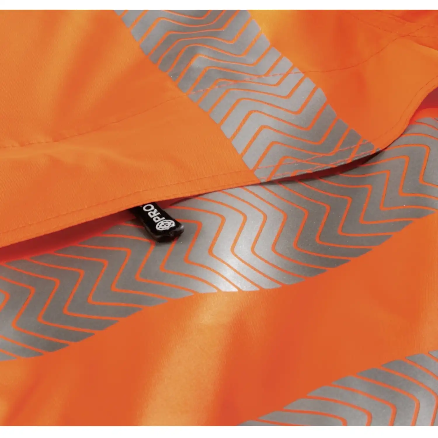 Warn- & Wetterschutzjacke "TAMPA" in leuchtorange/grau, L - Thumbnail 3