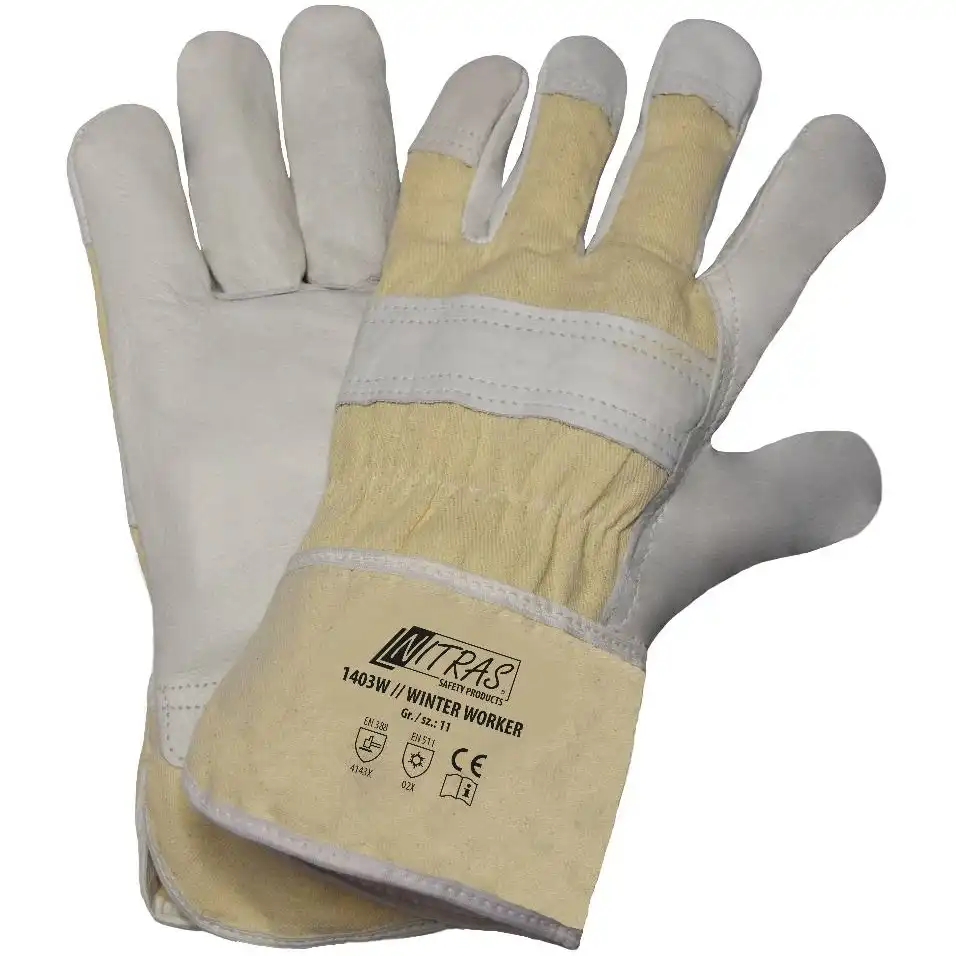 Rindvollleder-Handschuhe "WINTER WORKER" in 11 (XXL) - Bild 1