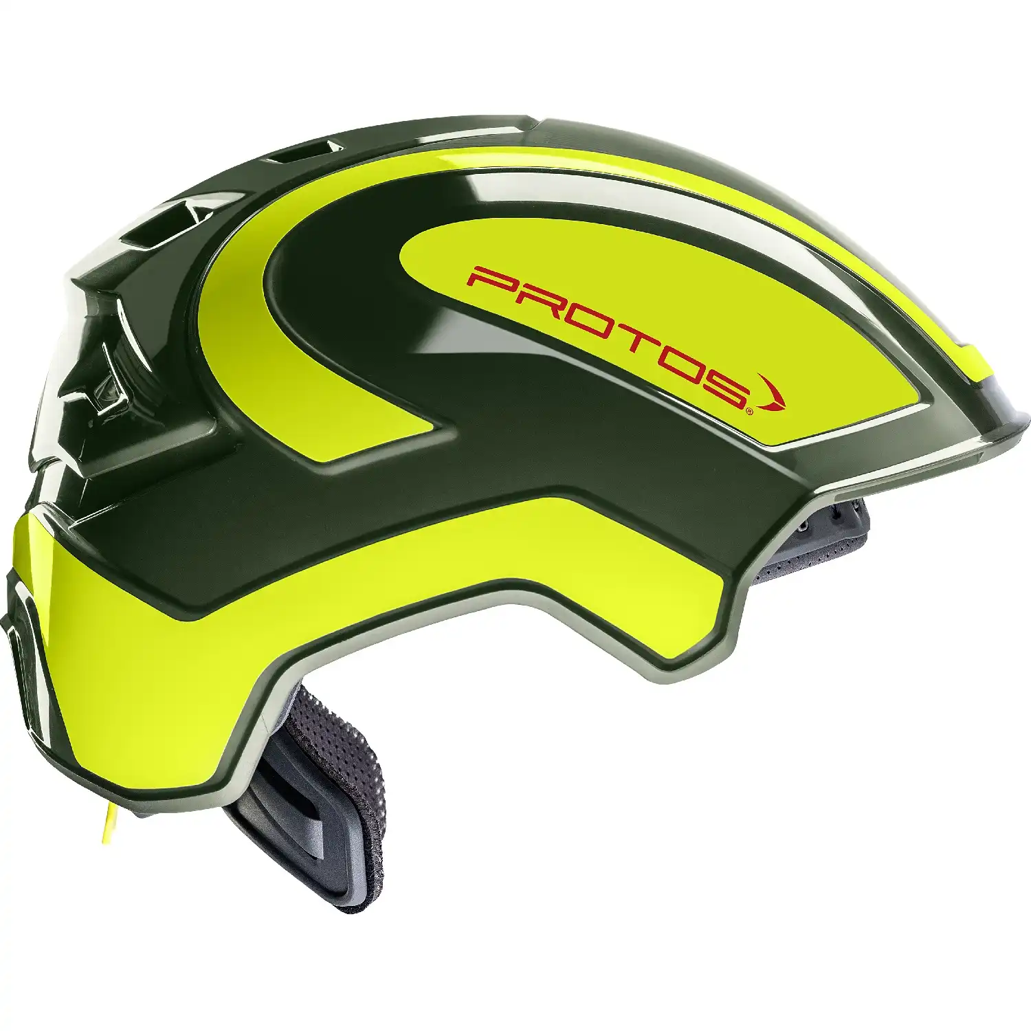 Schutzhelm "INTEGRAL INDUSTRY BG BAU" EN 397 in oliv/neongelb - Bild 1