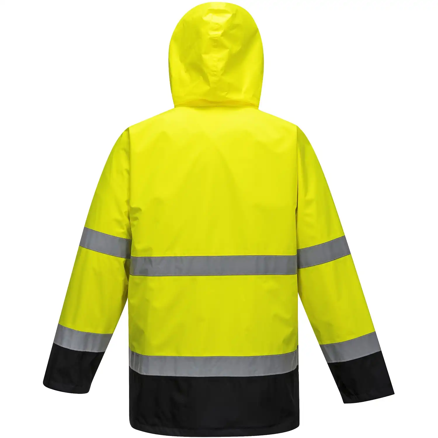 Warnschutz Regenjacke 3in1 "S162" Lite in gelb/marine, L - Thumbnail 2