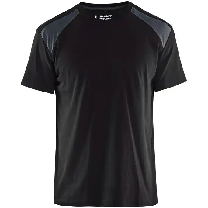 T-Shirt "3379" in schwarz/dunkelgrau, 4XL - Thumbnail 1