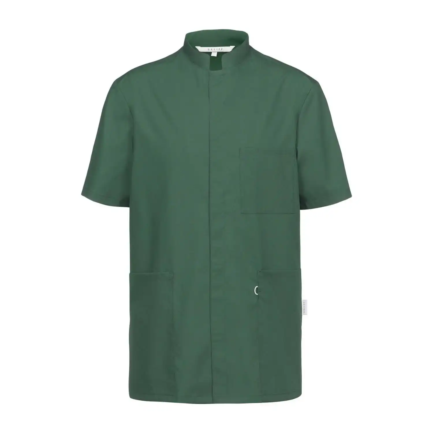 Unisex Kasack 5006 in dunkelgrün, L - Thumbnail 1