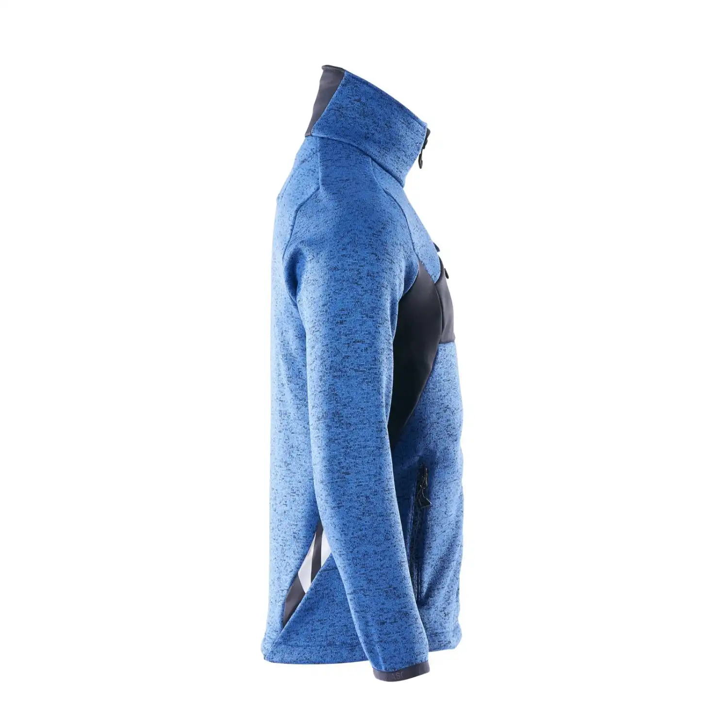 Strickjacke "ACCELERATE" in azurblau/schwarzblau, XS - Thumbnail 4