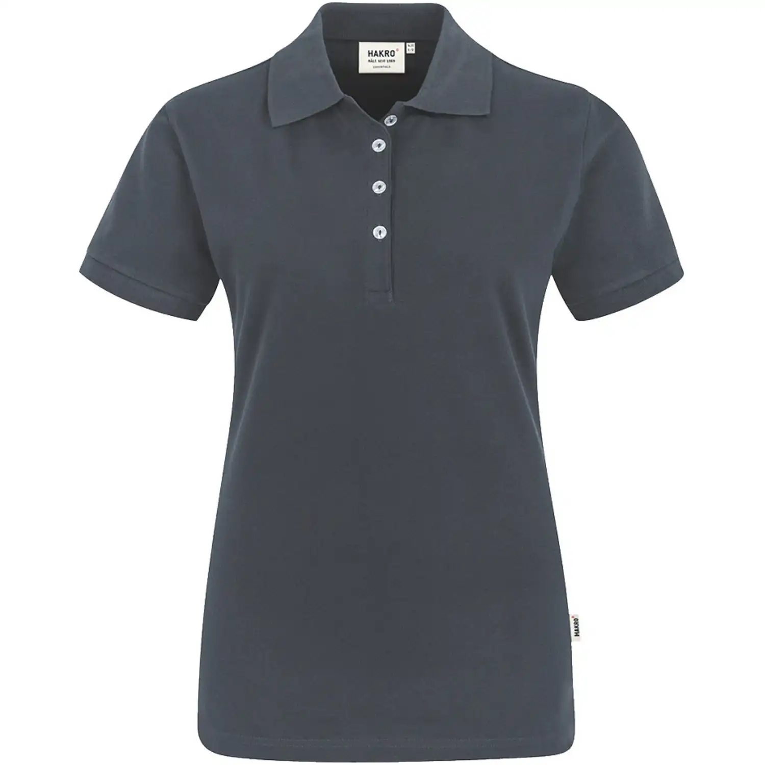 Damen Poloshirt Stretch "222" in anthrazit, L - Bild 1