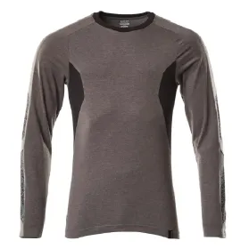 Langarmshirt &quot;ACCELERATE&quot; L, dunkelanthrazit/schwarz
