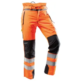 Warnschutz Forst- und Schnittschutzhose &quot;VENTILATION&quot; Kl.1 Orange 3XL