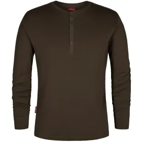 Langarmshirt Henley-Grandad &quot;9257-565&quot; Extend XL, forest green