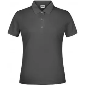 Damen Basic Polo Lady graphite, L