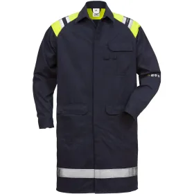 Flammschutz Besuchermantel &quot;3074 ATHS&quot; Flamestat marine/gelb 3XL