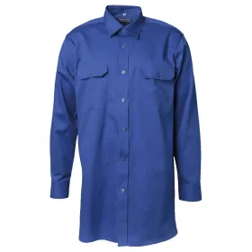 Arbeitshemd &quot;KÖPER&quot; langarm 41/42, mittelblau