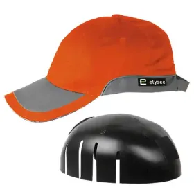 Cap mit Anstoßkappe &quot;GREG&quot; EN 812  Orange