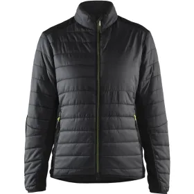 Damen Steppjacke &quot;4715&quot; schwarz/gelb, 3XL
