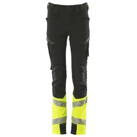 Kinder Hi-Vis Stretch-Bundhose &quot;ACCELERATE SAFE&quot; 116, schwarz/gelb