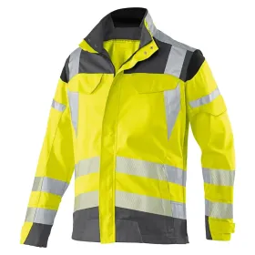 Warnschutz Arbeitsjacke &quot;REFLECTIQ&quot; 114, warngelb/anthrazit